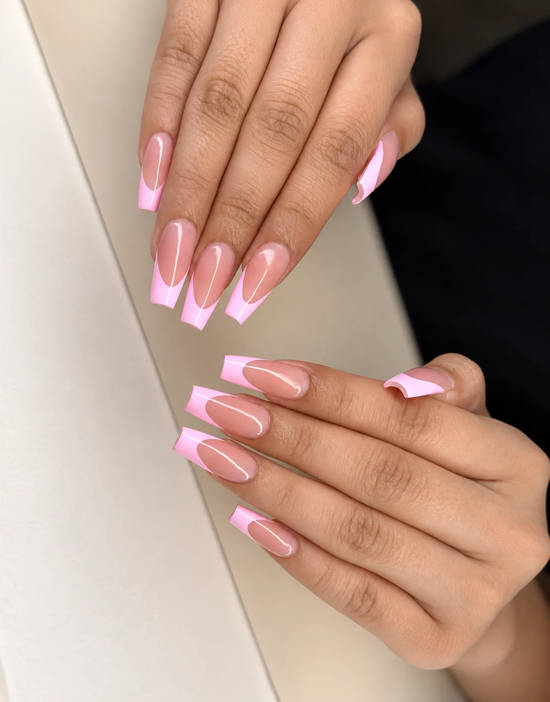 Pink French manicure inspiration